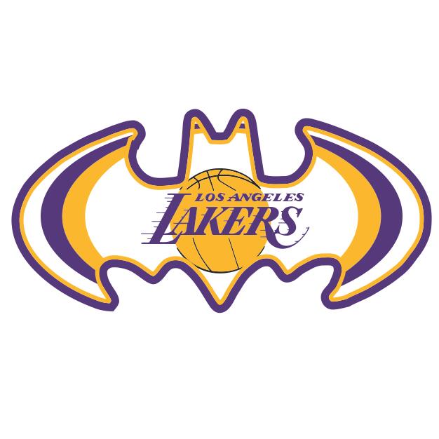 Los Angeles Lakers Batman Logo DIY iron on transfer (heat transfer)